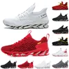 Non-Brand men women running shoes Blade slip on triple black white all red gray Terracotta Warriors mens trainers outdoor sports sneakers