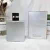 マン香水スプレー100ml 100ml eu de toyletlete edt woody spicy notes metal silvergrey surface bottle良い匂いと速い配信6320864