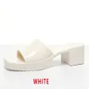 2021 summer fashion fruit slide high heel slippers luxury bathroom beach shoes women's sandals box large 35-41