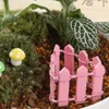 간단하고 창의적인 정원 장식 멀티 컬러 작은 울타리 마이크로 가로 DIY 장식, 가이드 포스트 원예 액세서리