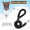 Dog Collars Riemen Pet Leash Reflecterend Sterke 1,5 m lang Het touw is 1,2 cm dikke slijtvastheid en duurzaamheid met comfortabele gevoerde