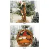 Dekoracje świąteczne Starszy bałwan Elk Vine Ring Pendant04232768