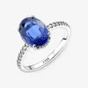 100% 925 Sterling Silver Springling Statement Halo Ring voor Dames Trouwringen Mode Engagement Sieraden Accessoires