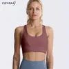 F.Dyraa High Support Sports Bra Top Kvinnor Gym Brassiere Sport Fitness Seamless Push Up Yoga Padded Active Wear Outfit