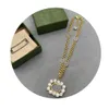 Классическое ожерелье с подвеской в виде двойной буквы, стразы, бриллиантовое ожерелье, блестящая хрустальная цепочка, ювелирные изделия со штампами для женщин, день рождения Gif257e