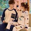 SLPBBLEAM SULD PAJAMAS SET УДАЛЕНИЕ ОТКРЫТИЕ ОТРАЦИИ Зимний Мультфильм Медведь Длинные Рукава Мужчины и Женщины Ночные Одежда Мужской Женские Любители Pajamas 2111111