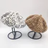 leopard print beret