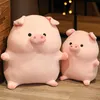 Kawaii Pig Plushie Pig Plush Toys Pink Cute Pillow Soft Mjuk fyllda djur Big Doll House Dekorativa kudde Julleksaker för barn H4241108