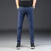 Men's Pants Men's Cotton Linen Men Spring Summer Solid Color Full Length Slim Fit Low Waist Mens Casual Trousers Fashion 2022