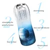 Masculino masturbador copo macio buceta sexo brinquedos transparente vagina adulto resistência exercício produtos bolso de vácuo para homem Mouth2611