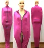 Сексуальные женщины мужчины костюмы для спального мешка с внутренними рукавами Unisex 23 Цветные лайкра спандекс