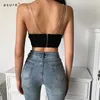 Sortir Crop Tops Y2k Poitrine Binder Sexy Dentelle Bralette Femme Sport Cami Soutien-Gorge Gothique Esthétique Vêtements Grunge 27010P 210712