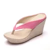 Slippers WOMEM's Wedge Fashion Flop Flops Sandaal Holiday Platform Hoge Heel Sanddals Damesluipaard