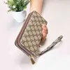 Chain Wallet exquisite long women's double zipper holding large capacity change simple business purse
