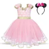 Girl's Dresses Fantasy Mini Mouse Baby Girl Dress Cosplay Costume For Girls Christmas Party Princess Kids Birthday Dot Dressgirl's