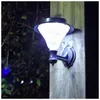 Solarlampen 2 stücke Wandlicht Outdoor wasserdichte LED leuchtet Panel Garten Terrasse Straße Landschaft Dekoration