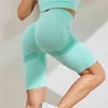 Fitness naadloze shorts push-up sportieve stretch hoge taille fietsen korte femme vrouw strakke vrouwen training 210625