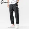 GoesResta Korean Fashoins Jeans Spodnie Mężczyźni Vintage Proste Spodnie Hip Hop Streetwear Harem Harajuku Baggy 210723