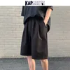 KAPMENTS hommes Streetwear Harem Shorts été hommes Harajuku 2 couleurs noir lâche sueur mode coréenne Joggers pantalon 210714