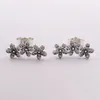 Andy Jewel Authentic 925 Sterling Silver Studs Abstract Elegance si adatta a gioielli in stile Pandora europeo