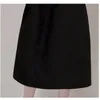 Yaz Moda Sling Uzun Elbise Kadın Casual Parti Kadın Siyah Katı Vestidos 210520