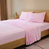 Bedding Sets Winter Milk Velvet Bed Four-piece Flannel Coral Fleece Duvet Cover Double-sided Plus Linen Day 2021 Trend