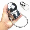 6 tamanhos de metal pênis pênis mangas de revestimento anel escrotum bondage pingente bola maca adulto brinquedos sexuais para homens bb2-91