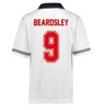 1982 1986 2002 2008 England Retro Soccer Jersey 1990 1994 1992 1996 1998 SHEARER GASCOIGNE OWEN GERRARD Scholes football shirt Uniforms