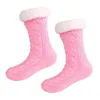 Sport Socken Herbst Winter Fuzzy Warme Pantoffel Frauen Dicke Weiche Schlafen Nicht-slip Boden Socke Thermische Weihnachten Geschenke