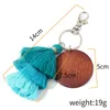 Keychains Tassel Keychain Charms Multicolor Keyring for Women Acessórios de carros Chaves de jóias da moda Tendência de presente de atacado 2022 Fier22