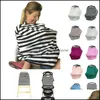 Mti-Use Stretchy Baby Nursing Breastfeeding Privacy Er Scarf Blanket Stripe Infinity Car Seat Drop Delivery 2021 Other Feeding Baby Kids