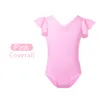 2021 crianças toddler um pedaço de leotard sólido para meninas verão biquíni kids swimsuit linda roupa de banho 3-14Y