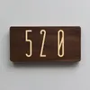 Other Door Hardware 0-9 Brass House Number Height 7cm Modern Nordic Style Office El Figures Plaque Sign Apartment Dormitory Address Digits