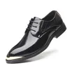 luxurys Men Wedding Shoes Microfiber Leather Formal Business Pointed Toe for Man Dress Shoe Men's Oxford Flats Plus Size 38-48