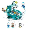 Criador Anime Octonauts Octopod Octopus Barnacles Bonecas Blocos de construção Conjuntos de tijolos Modelo de desenho animado clássico Brinquedos para presente infantil G220214