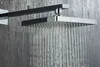 8 "Square Shower Duche Cabeça Substituição ABS Chuveiro de Plástico Chuveiro Chuveiro Banheiro Banheiro Torneira Torneira Chromed Finish H1209