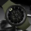 SANDA marque montre numérique hommes Sport montres électronique LED mâle montre-bracelet pour hommes horloge étanche montre-bracelet heures en plein air G1022