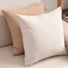 Cushion Cover Nordic Fashion Coffee Plaid Lattice Decor Office Home Car Sofa Pillow Case Cover 45x45/50x50/60x60cm 210401