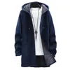 men's wool hooded sweater