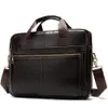 الرجال جلد طبيعي 100٪ حقيبة رسول حقيبة الكتف محمول مكتب الأعمال حقائب اليد حقائب اليد