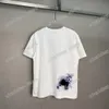 21ss Designers Tee T-shirt stagione pastello ingenuo Cielo stellato irregolare Uomo Donna vigile del fuoco acquerello Uomo Parigi Moda Manica corta295E