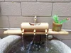 Bamboo Aquarium vattenåtervinning Feng Shui Dekoration Tube Fountain Stone Trough Filter Office Desktop Inredning 210804