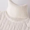 Pullover Kids Turtleneck Sweater Vinter Barnens mjuka Cashmere Varma Tonårsflickor Pojkar Ulltröjor Jumpers 90-170cm