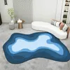 Ковры геометрические в форме нерегулярных домашних декор ковров Nordic стиль моды гостиной зоны коврики спальня прикроватная диван не скользкий