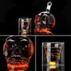 NOUVELLY HOME BAR BARBY SKULL SKULL SKULL DESIGN 25 / 75ML Whisky Verre pour Liquor Scotch Bourbon