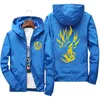 Herrenjacken Frühling und Herbst Jacke dünner Mantel Langarm Baseball Kapuze Windjacke Reißverschluss Freizeit Outdoor Sport