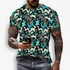 T-shirt da uomo manica corta stampata 3D casual allentato O-collo T-shirt taglie forti 2022 estate bandiera nazionale abbigliamento Harajuku