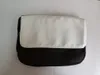 5pcs Cosmetic Bags Sublimation DIY White Blank Oxford Plain Zipper Phone Flap Cover Clutch Bag