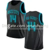 2021 Michael Custom Männer Frauen Jugend 14 Kidd-Gilchrist CharlotteHornet Basketball-Trikots Rot Blau Trikot Hinterlassen Sie den Nummernnamen