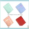 Jewelry & Display Jewelryjewelry Pouches Bags 9X7X3Cm Square Paper Gift Box Present Case For Ring Bracelet Necklace Blue Pink Red Packaging